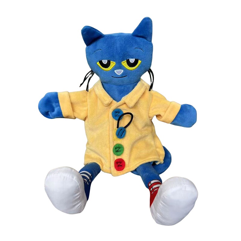国境を越えた人気のピート・ザ・キャットハンドパペット ピート・ザ・キャットぬいぐるみ人形 幼児教育絵本人形|undefined
