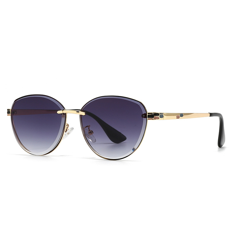 European and American Modern Retro Narrow Sunglasses High-End Women's Ins Style Sunglasses Versatile Trendyy Sunglasses 2506_voghion.com