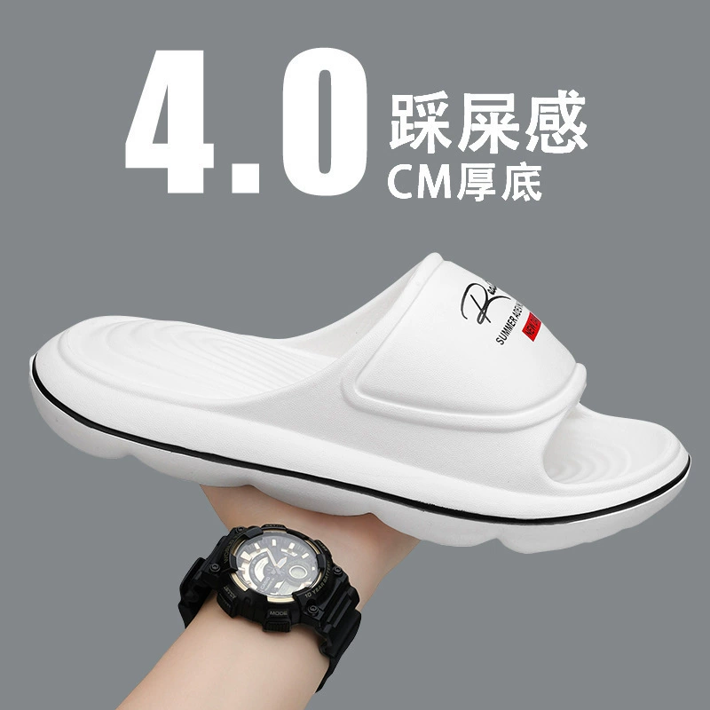 Холодные тапочки мужские трансграничные большие размеры летом толстые подошвы тапочки пара шнуры