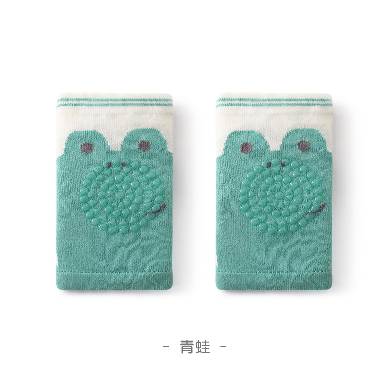 2024 verano nuevo producto rodilleras para bebés malla de dibujos animados transpirable para niños pequeños calcetines anti-caída para bebés gatear rodilleras antideslizantes