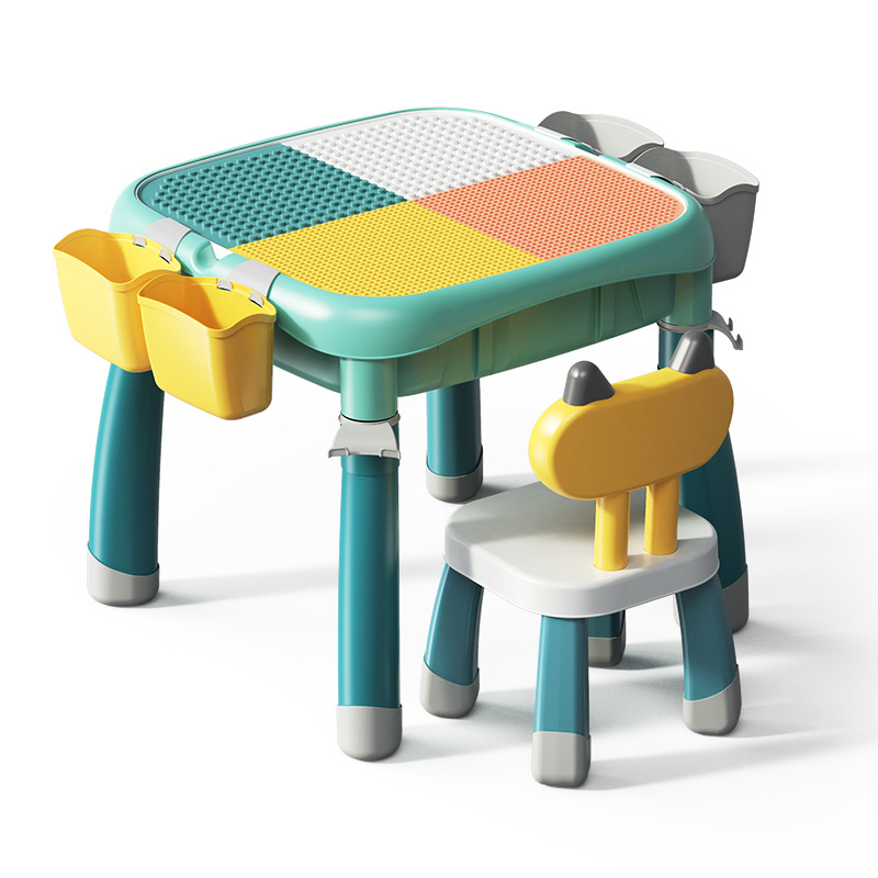 フィレ積み木テーブルt0006多機能新互換レゴ組立学習早教diy児童玩具工場