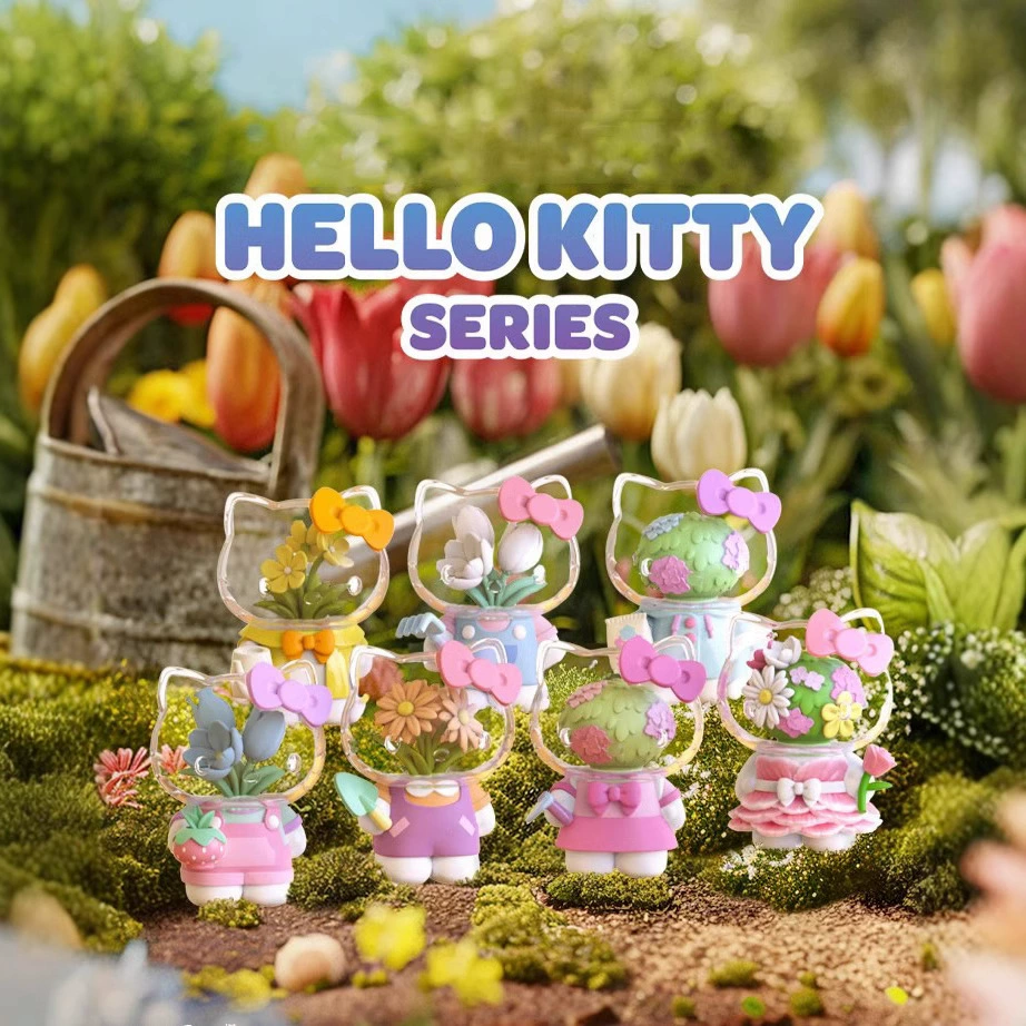 Подвесная плюшевая слепая коробка (Sanrio) — серия Angel Garden и персонажи, коллекционные мини-игрушки