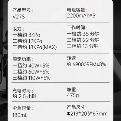Car Vacuum Cleaner, Handheld Brushless Tozsoranlar