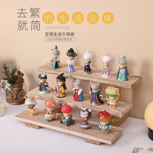 Solid Wood Bay Window Ladder Flower Shelf Balcony Office Desk Indoor Living Room Succulent Flower Pot Multi-Layer Storage Rack