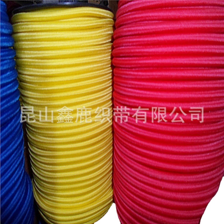 Fabricante de suministro de 2 - 12MM de alta elasticidad cuerda elástica cuerda trampolín cuerda trenzada al aire libre cuerda elástica cuerda elástica