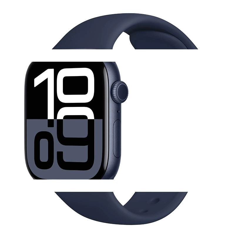 Подходит для ремешка Apple Watch 10. Классический ремешок из фторэластичного материала для часов Apple S8910/SE/ultra.