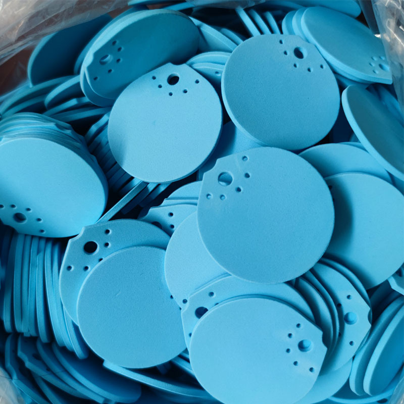 厂家供应 白色 3*M背胶彩色泡棉垫，橡胶脚垫 玩具风扇叶