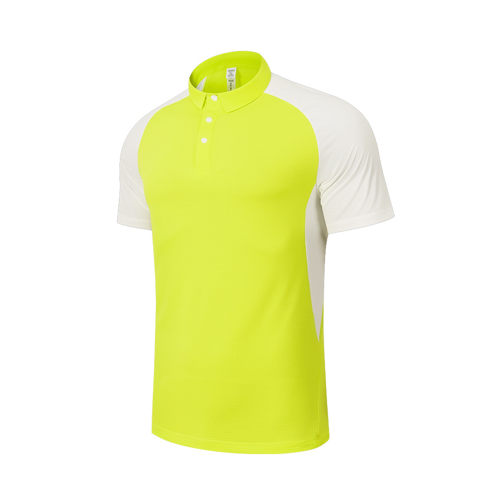 2025 nueva camisa deportiva de manga corta al aire libre Polo con solapa de botón de moda medio abierto camisa cultural casual tamaño europeo