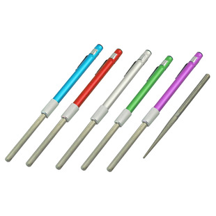 Factory direct supply double-head pen sharpener diamond sharpening stone multifunctional fish hook file portable sharpener