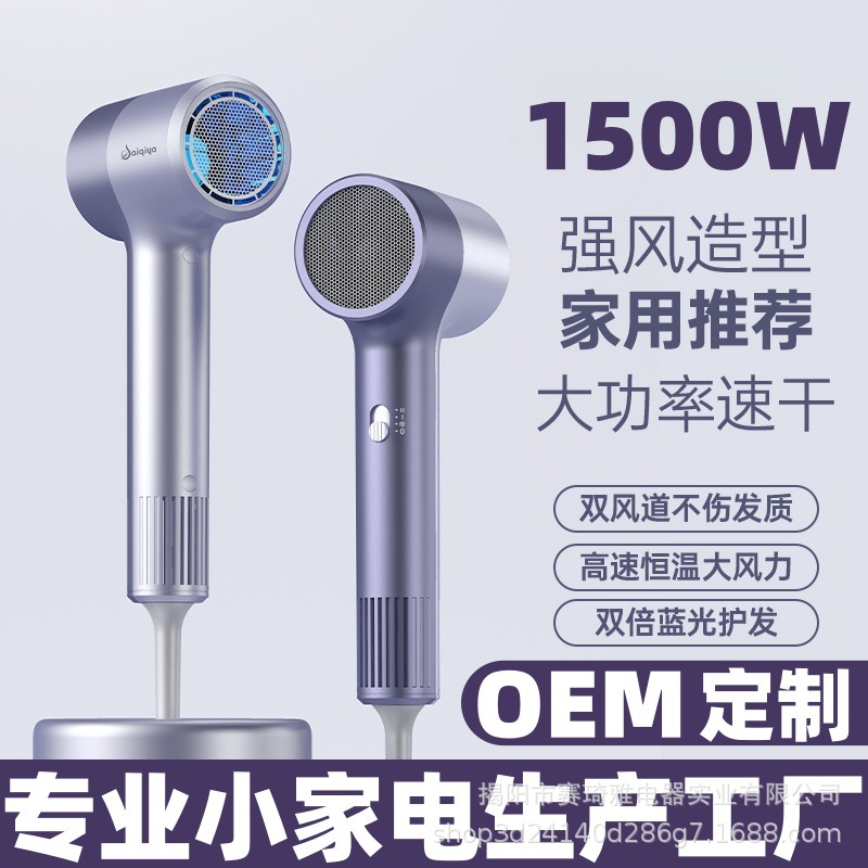 Seco de pelo eléctrico transfronterizo venta directa de alta velocidad doméstica de alta potencia de temperatura constante salón de pelo grande viento hotel secador de pelo