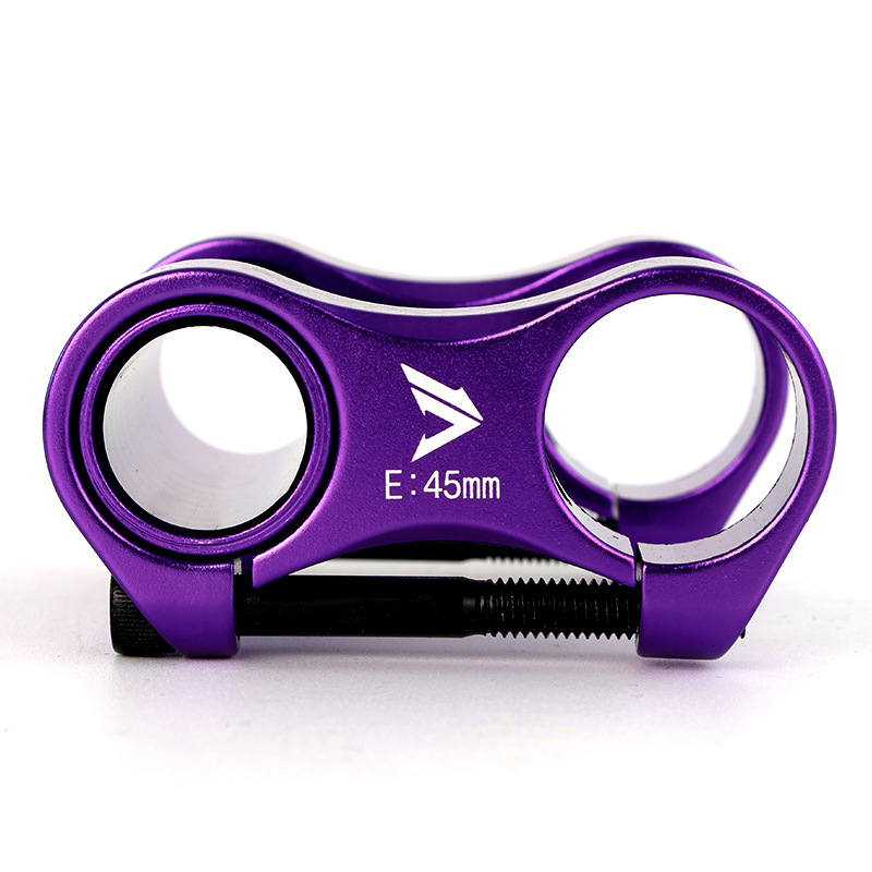 Vélo pliant réglable 25,4 pouces, ultra-léger, alliage d'aluminium CNC, double potence, pièces de vélo LP_voghion.com