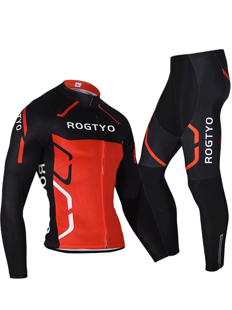 Ropa de bicicleta de montaña para hombres y mujeres en otoño y invierno con ropa de bicicleta deportiva de camisa de camisa larga