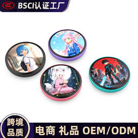 爆款智能电子显示屏连接APP动漫周边图片蓝牙智能电子吧唧徽章