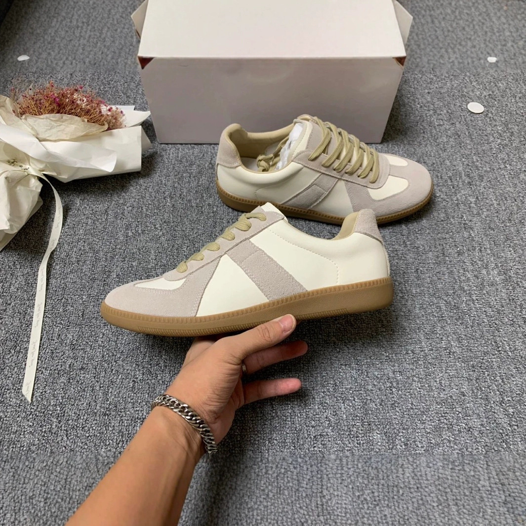 Zapatos para hombres y mujeres, zapatos de cuero de vaca, zapatos de skate, zapatos casuales retro, zapatos blancos transpirables y cómodos, marca de moda