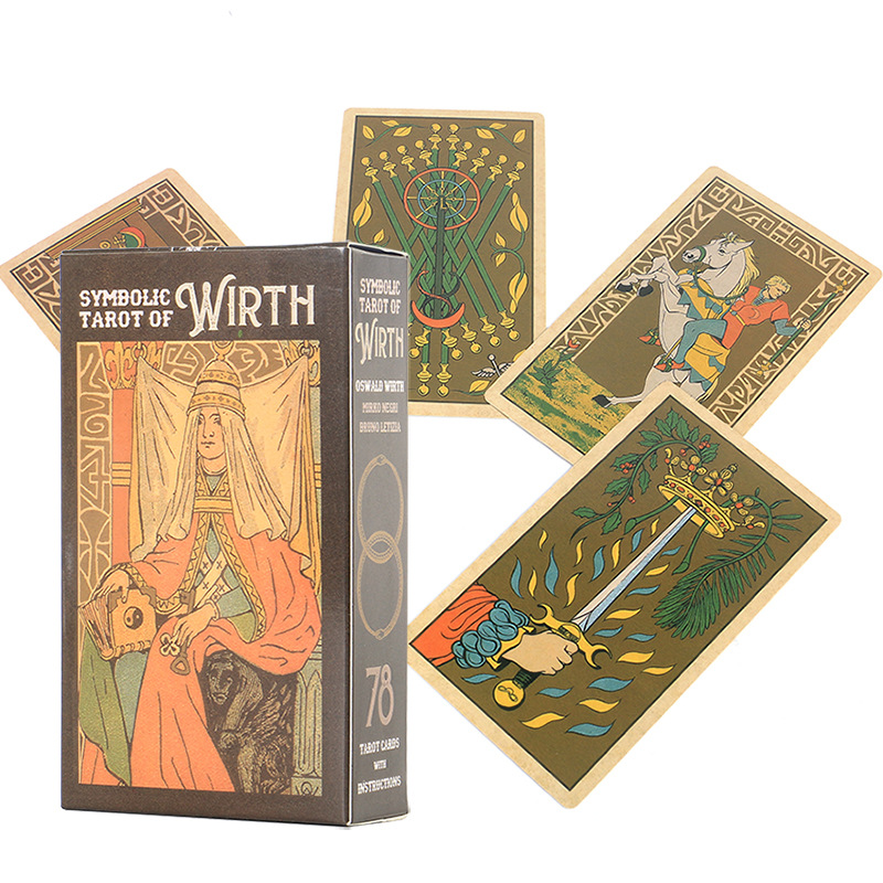 Symbolic Tarot Of Wirth Oracle Cards For Party Games And Divination_voghion.com