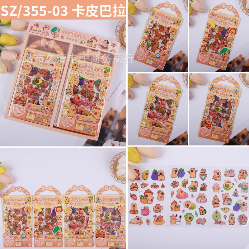 SZ / 355 FISHINO 3 40 en caja pegatinas de cuenta de mano ZEMUJIA lindas y transparentes chicas pegatinas de cuenta de mano