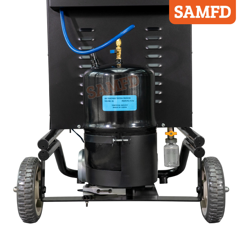 Máquina de llenado de recuperación de refrigerante de aire acondicionado de automóviles máquina de llenado de refrigerante máquina de llenado de recuperación de refrigerante freón nieve automática