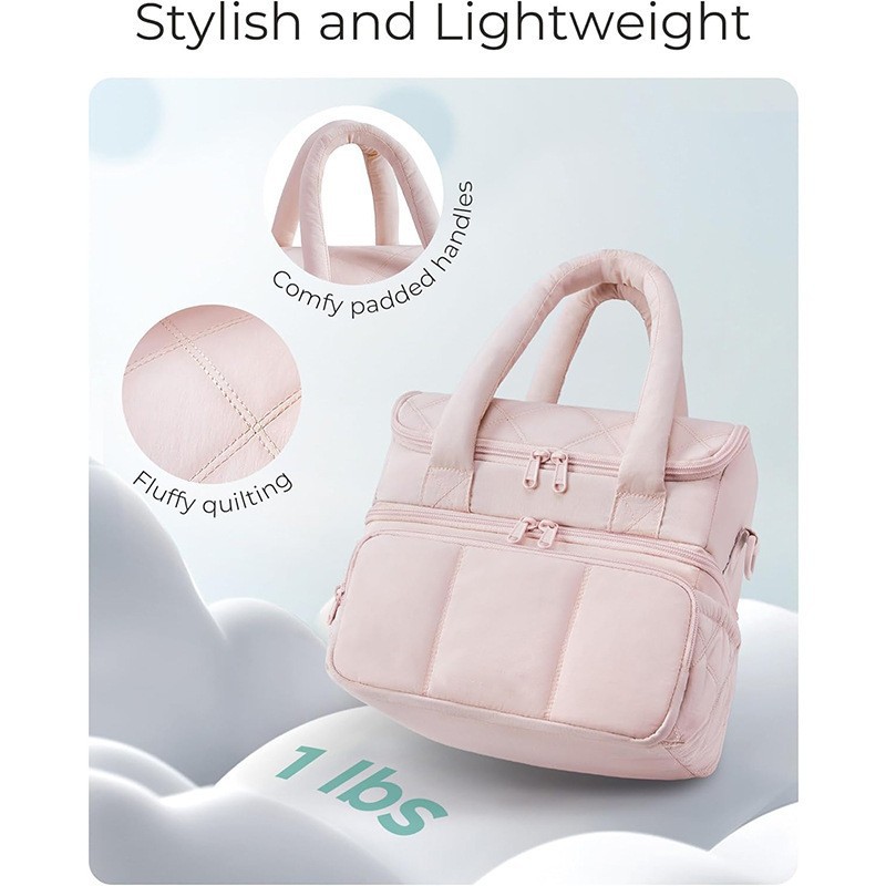 Double-layer Thermal Insulation Bag Lunch Bag Picnic Thermal Insulation Bag Coke Refrigerated Leak-proof Thermal Insulation Tote Bag_voghion.com