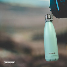 可樂瓶304不銹鋼保溫杯戶外運動水壺LOGO漆染印熱轉印廣告杯