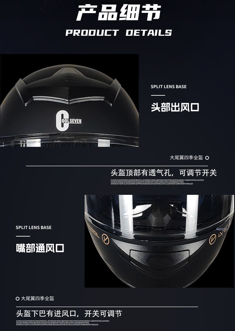 Certified Motorcycle Full Helmet, All Seasons, Universal