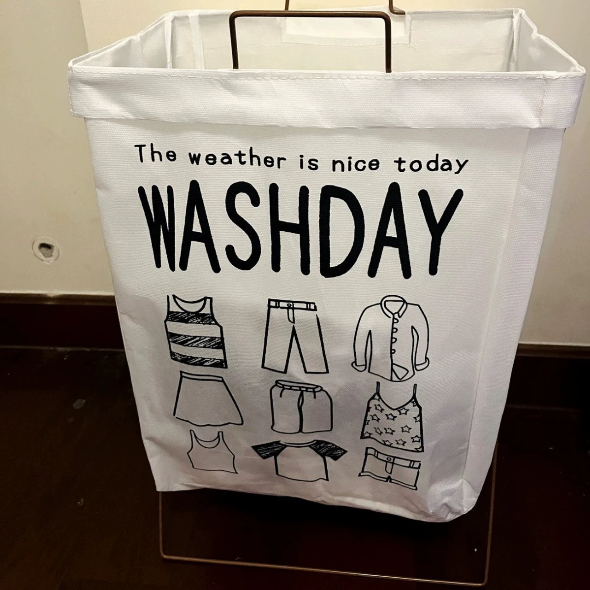 Home laundry basket, foldable high quality storage basket