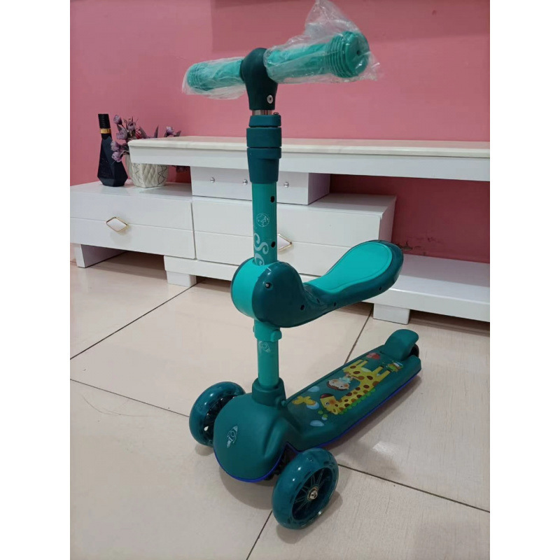 Fabricante de regalos para niños patinetes Miko plegables patinetes de pedal de rueda de flash patinetes de 1 - 6 años