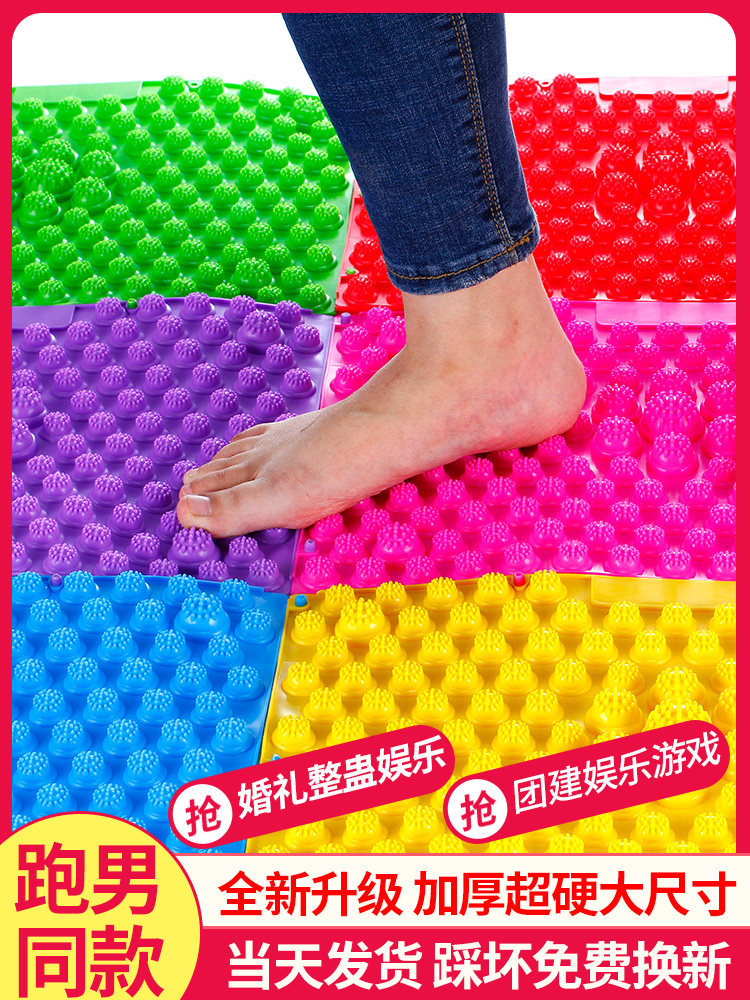 指压板超痛穴位足底按摩垫加厚趾压板脚底按摩器脚垫小竹笋超慢跑