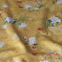 秋冬季棒球服面料童装布料运动童趣保暖布扎染