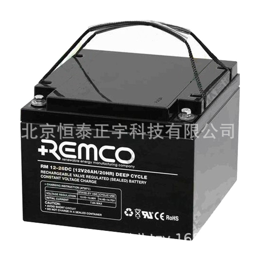 REMCO蓄电池RM12-100 12V100AH/20HR消防照明 EPS直流屏 UPS电源