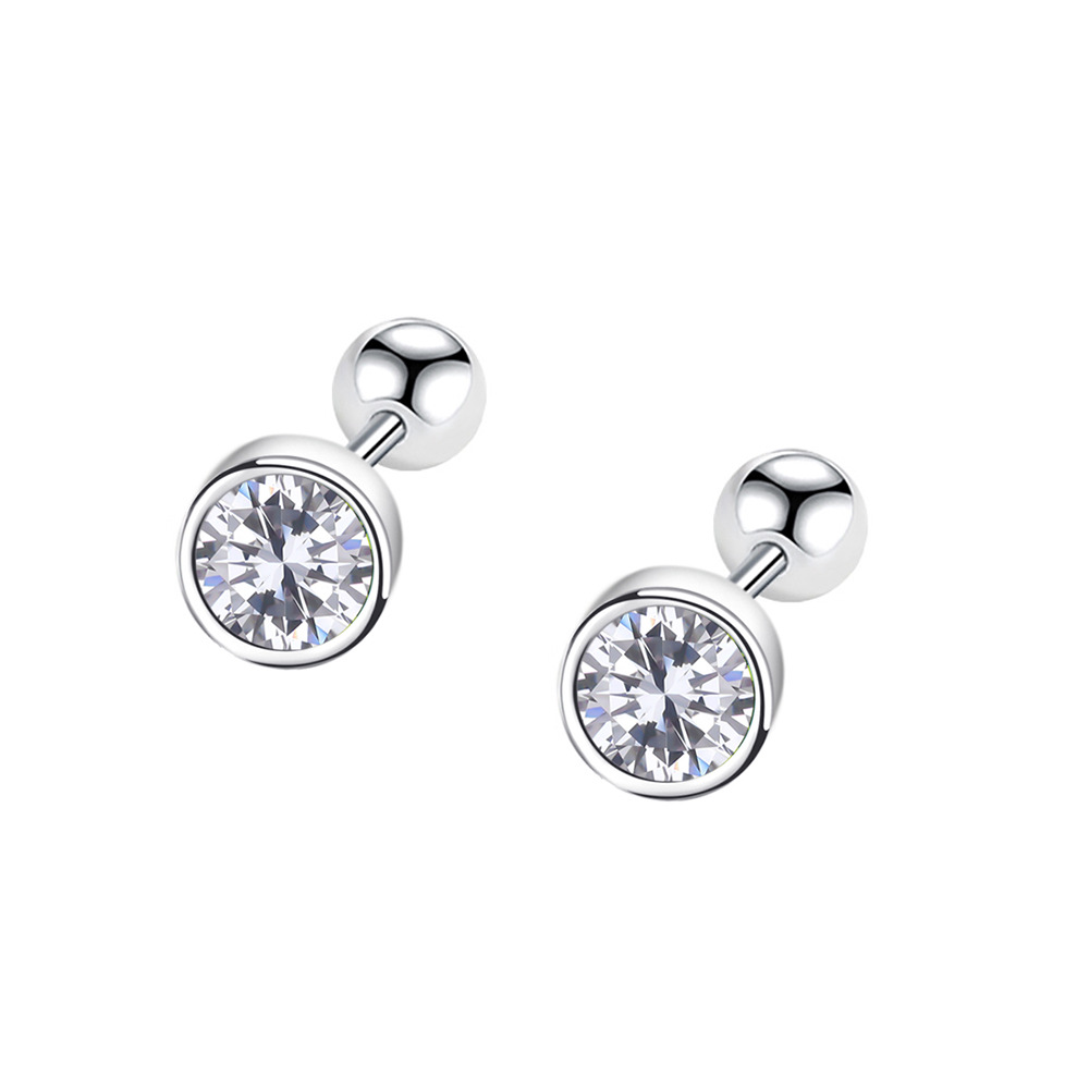 Cool Minimalist Stud Earrings For Men Stainless Steel Punk Style_voghion.com