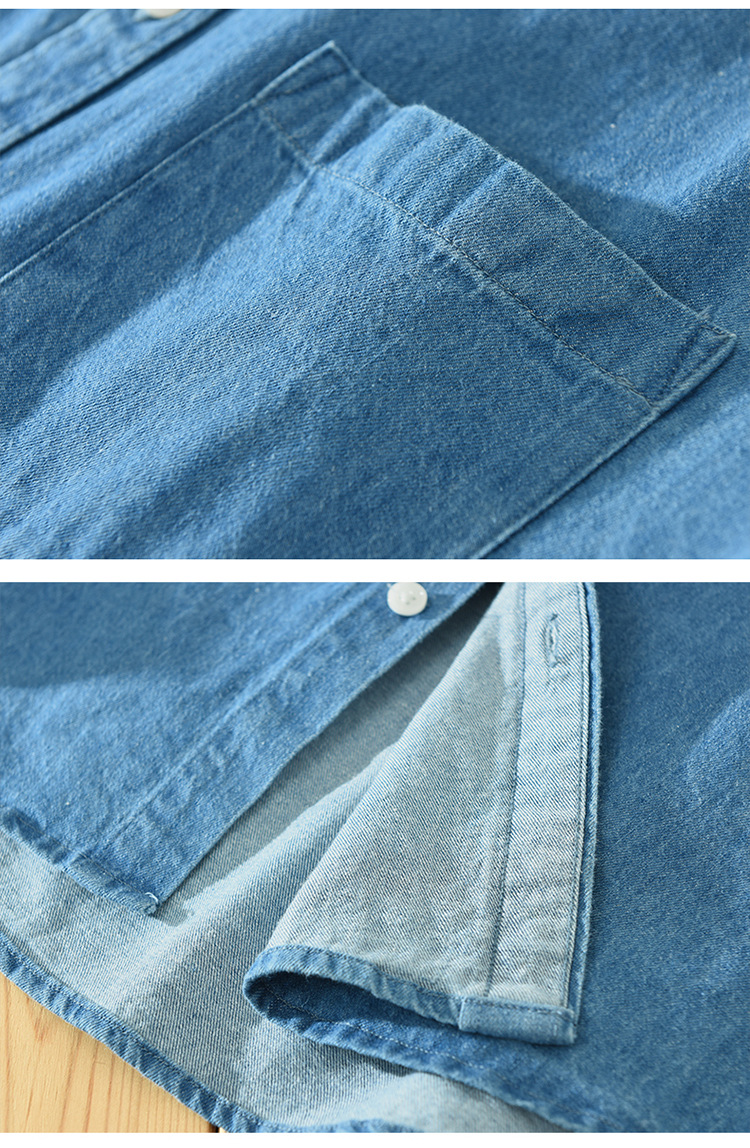 Denim Shirt Image 4