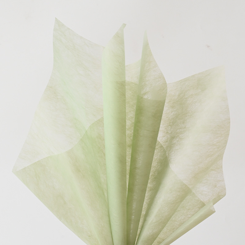 Papel de embalaje de ramo al por mayor floristería arte floral material de papel de embalaje de flores papel de algodón coreano rollo de algodón de leche extraída