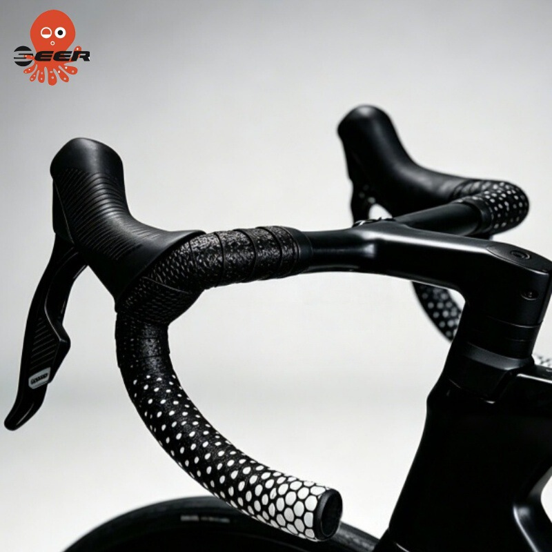 Seer Octopus Road Bike Silicone Gradient Handlebar Tape Bicycle Handlebar Wrap Dual-Color Non-Slip Wear-Resistant Strap