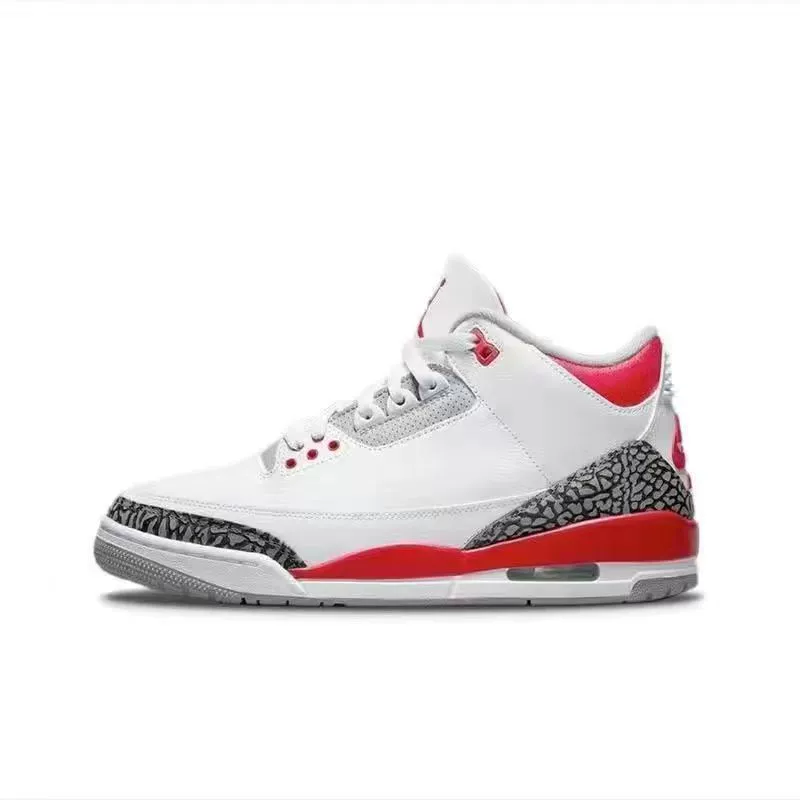 Баскетбольные кроссовки Purehara AJ3 Joe 3 Fujiwara Hao Baijiu Red Lake Man White Purple White Cephre Mi White Gray для мужчин и женщин