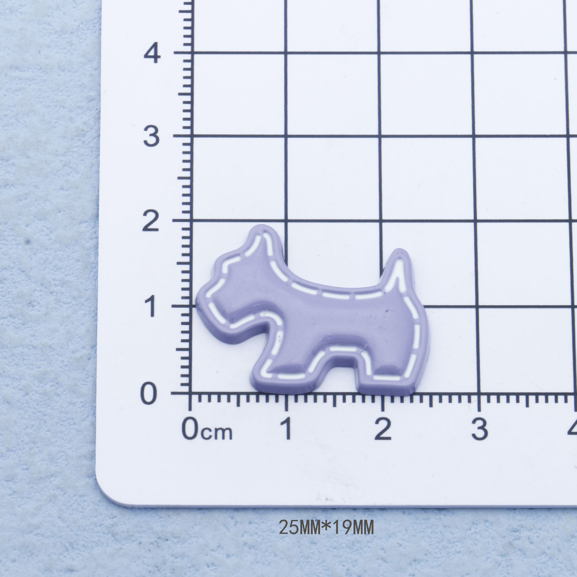 보라색 강아지 (25*19mm)