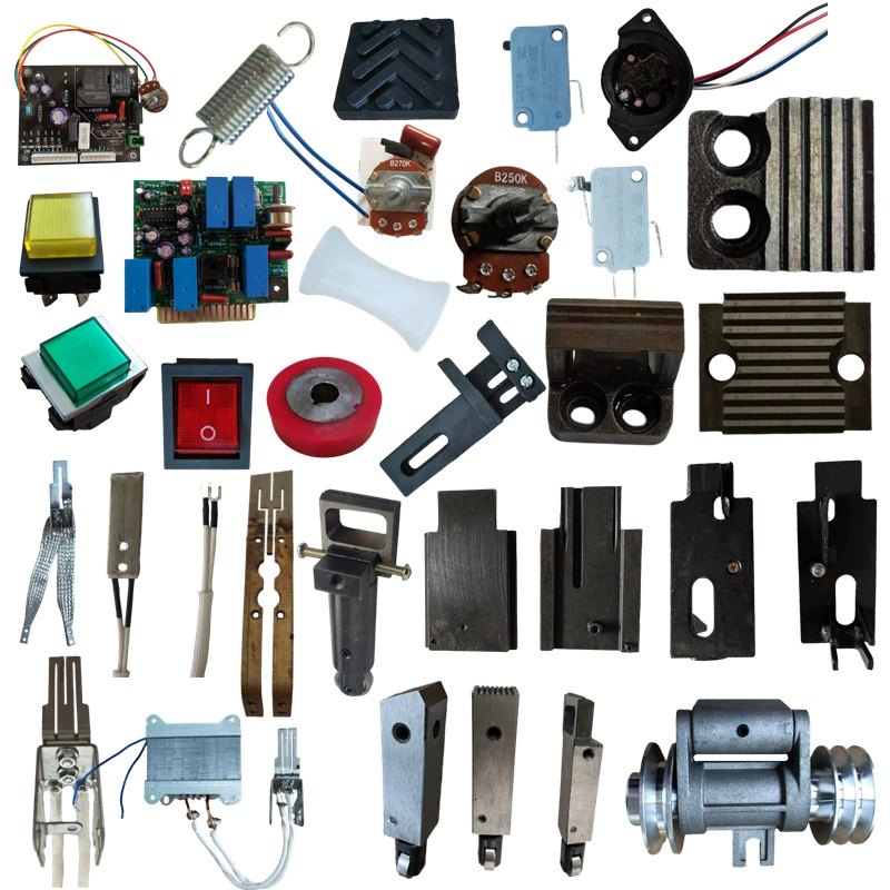 Аксессуары для упаковочных машин, нагревательная горячая головка, онлайн-слайд-пластина, слайд-нож, передний, средний и задний нож, силовой ящик, печатная плата, маленький ветер