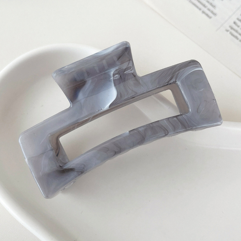 Clip de garra grande Placa de horquilla de acrílico horquilla hembra elegante temperamento tiburón clip tocado clip de Cabeza trasera horquilla