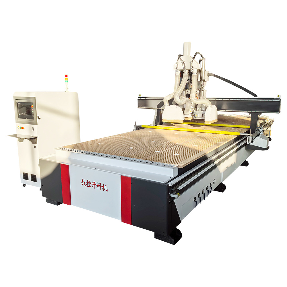 板材切割单主轴纵横锯多工序直排加工中心 板式家具数控开料机