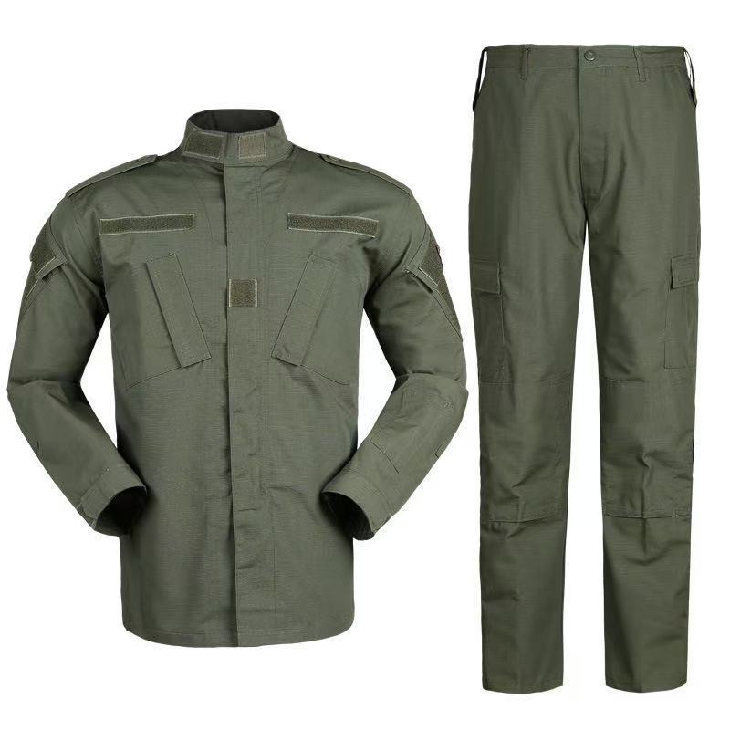 Trajes de camuflaje negros transfronterizos para hombres al aire libre tácticos trajes de entrenamiento resistentes al desgaste herramientas primavera y otoño fabricantes al por mayor