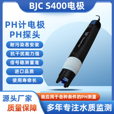 供应S400电极S400-RT330-A10FF工业PH电极探头 标配3/4英寸螺牙|ru