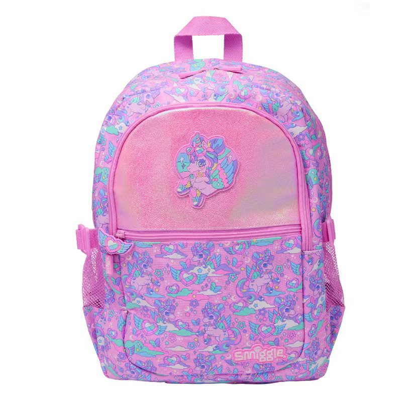 Australia smiggle mochila escolar para estudiantes de primaria y secundaria mochila para niños bolsa de ocio al aire libre mochila de dibujos animados de gran capacidad