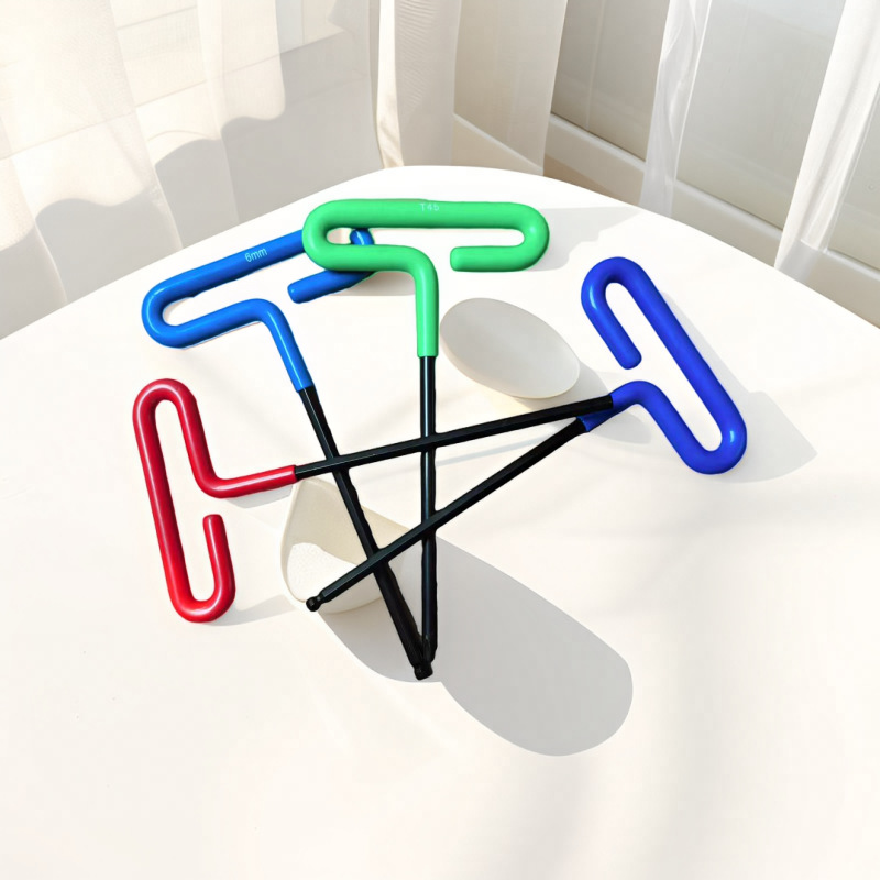 厂家批发45号钢内六角扳手球形扳手T形扳手各种材料颜色均可做