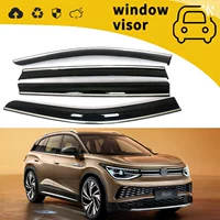 Подходит для Volkswagen ID.6X ID.6 CROZZ 21-22 годов, дождевики на двери и украшение для модификации оконных бровей.