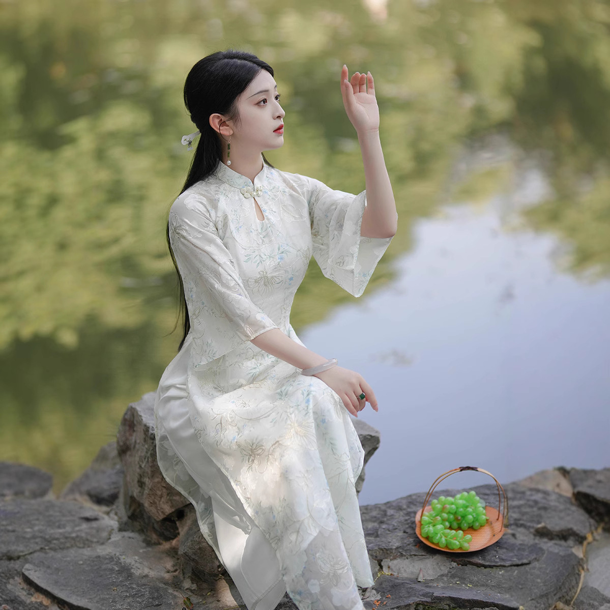 Summer shiffon retro cheongsam