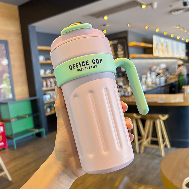 グラデーション知能316ステンレス保温カップハンドル付きコーヒーカップカップカップカップカップポータブル車載カップ|undefined