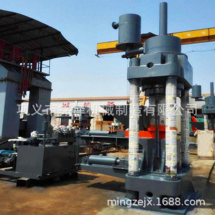 供应800吨四柱液压压块机 废铁刨花液压机 生铁/铸铁屑压块机