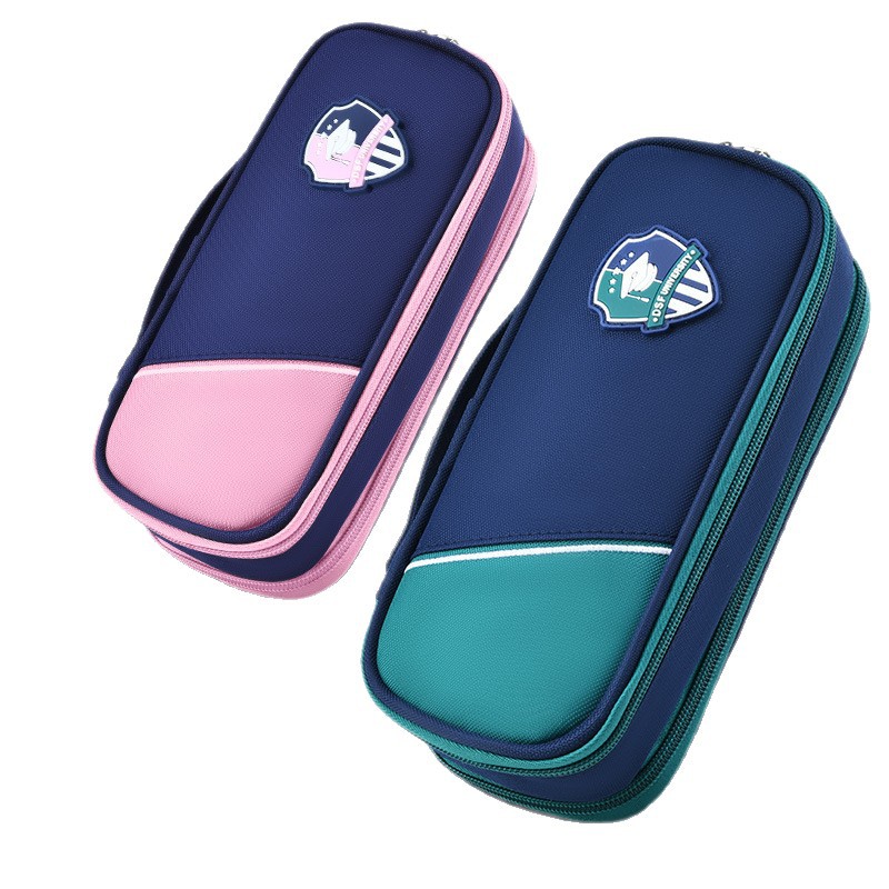 Caja de papelería para niños de primer grado, bolsa de papelería para niños, caja de lápiz de gran capacidad