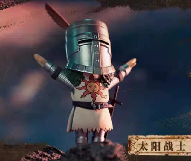 Подтверждённый подлинный слепой набор Dark Souls яйцо фігура Black Soul Knight на день рождения однокласснику