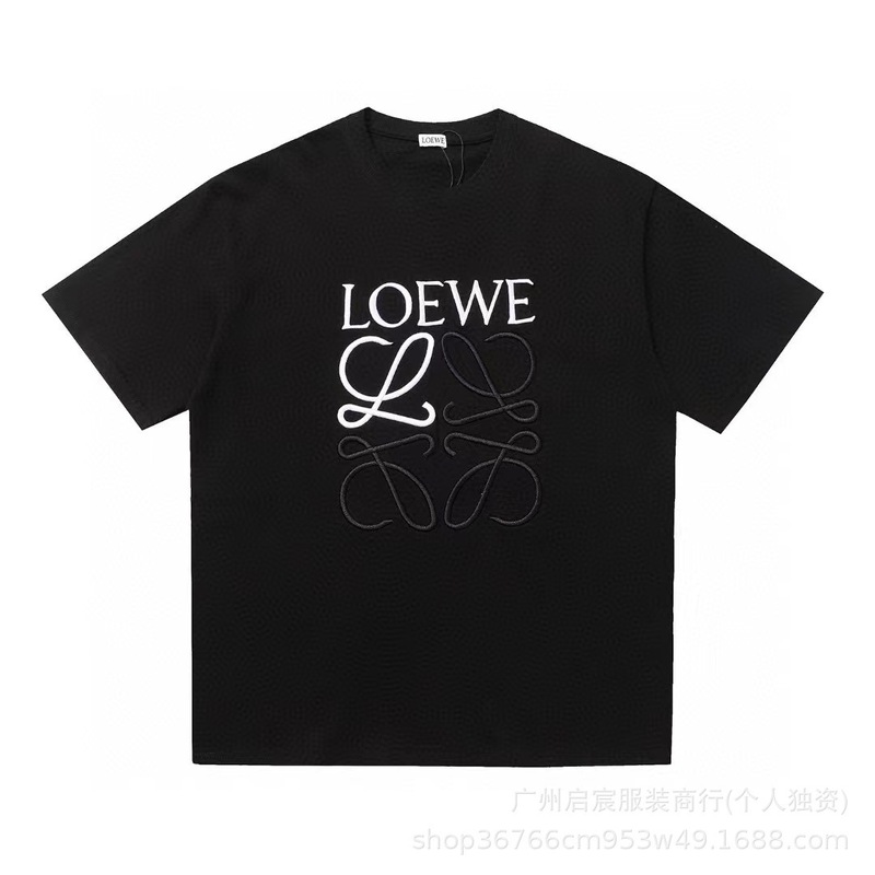 クロスボーダー 25ss Luojia 高品質刺繍ロゴルーズコットン半袖メンズとレディースカジュアルファッション多用途 T シャツ|undefined