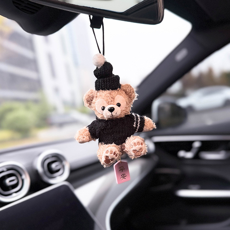 Colgante de automóviles Sherimei 2025, nuevo espejo retrovisor de automóviles, colgante de seguridad, decoración de automóviles, fragancia de alta calidad para mujeres